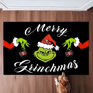 Merry Grinchmas SF49 - Anti Slip Indoor Doormat