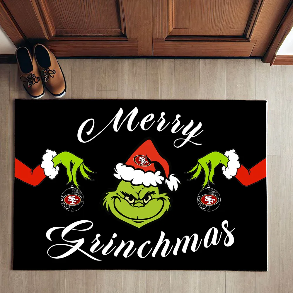 Merry Grinchmas SF49 - Anti Slip Indoor Doormat