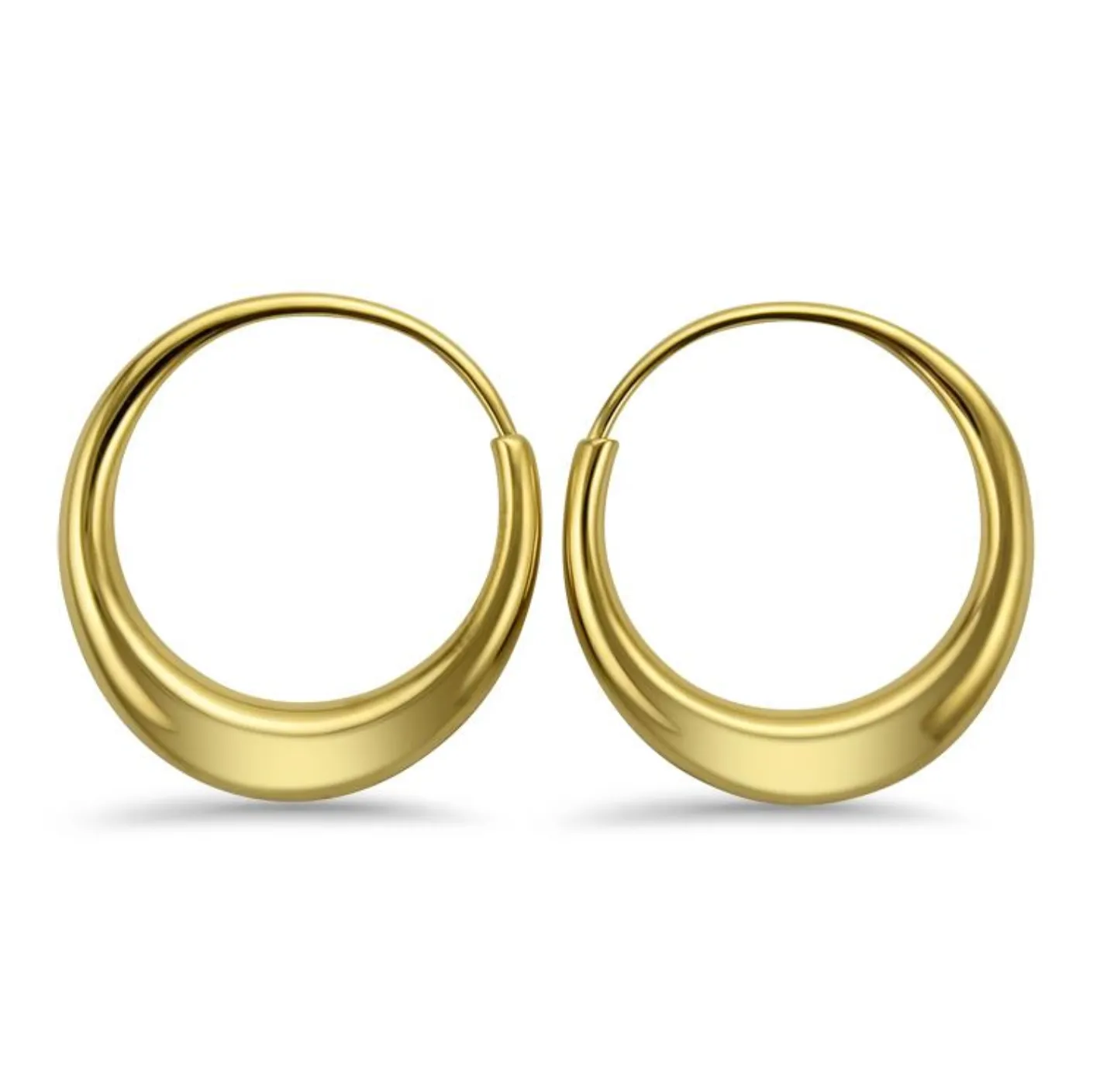 Michael Good 18k Yellow Gold Mini Round Hoop Earrings