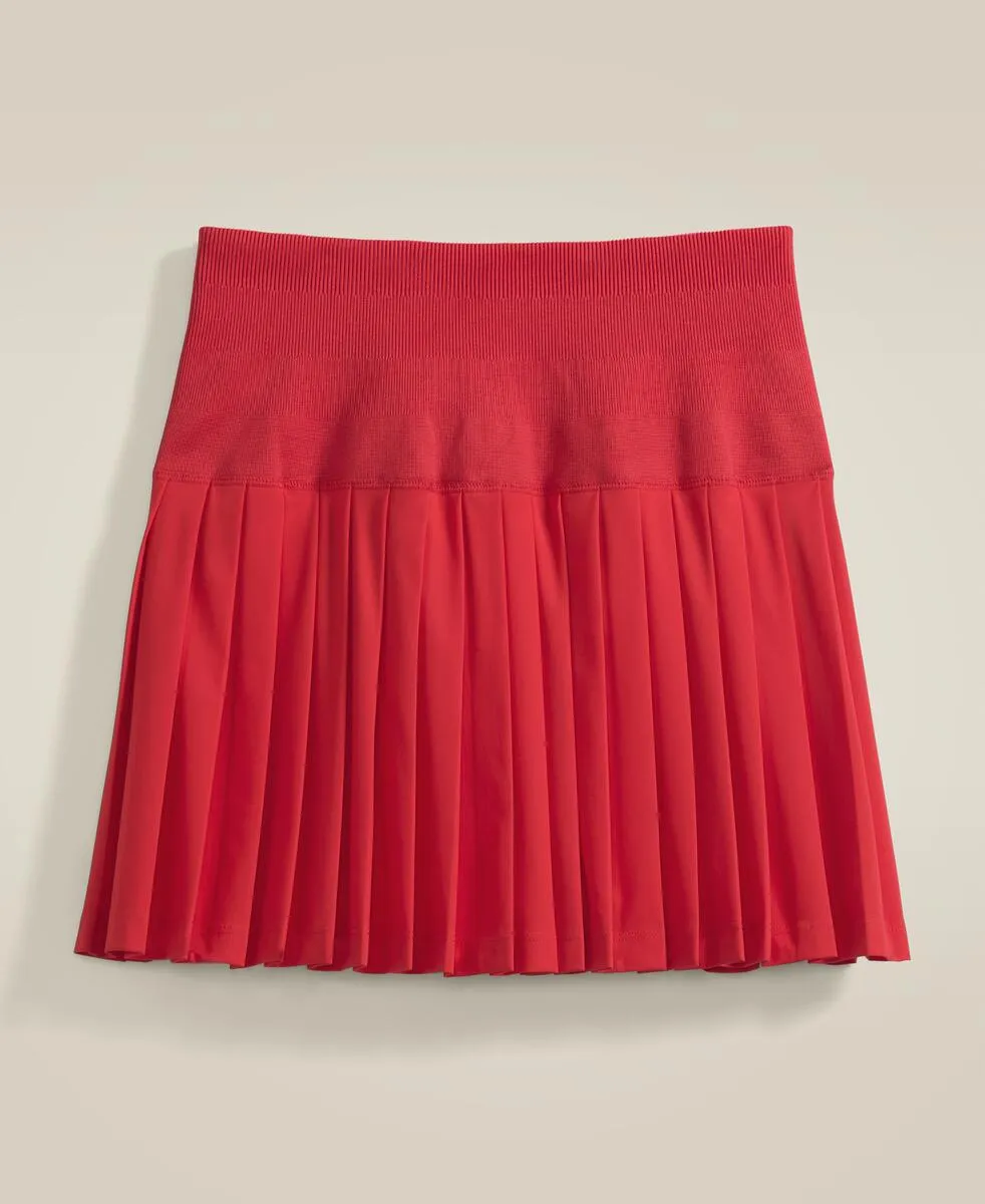 Midtown Tennis Skirt - Infrared