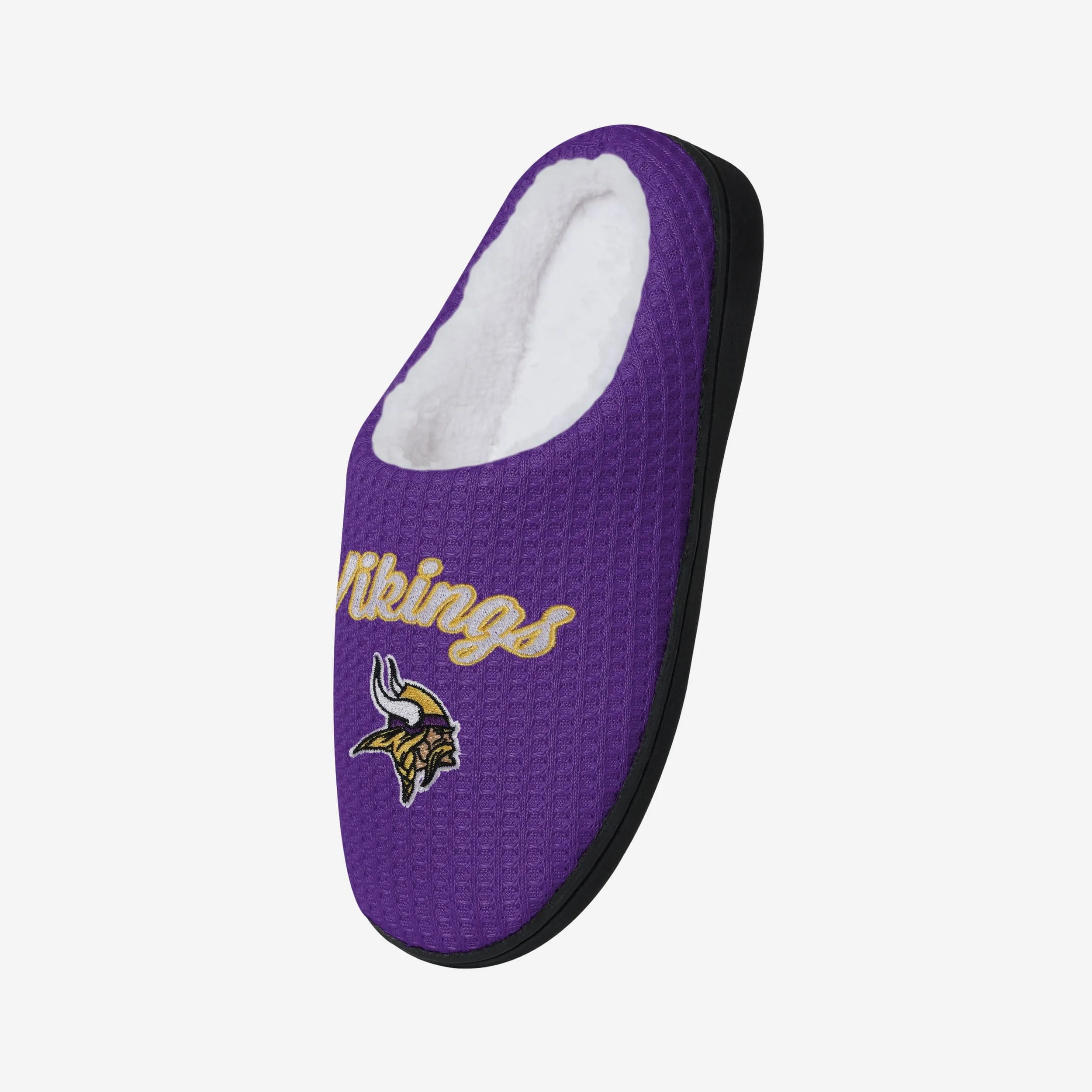 Minnesota Vikings Womens Sherpa Lined Memory Foam Slipper