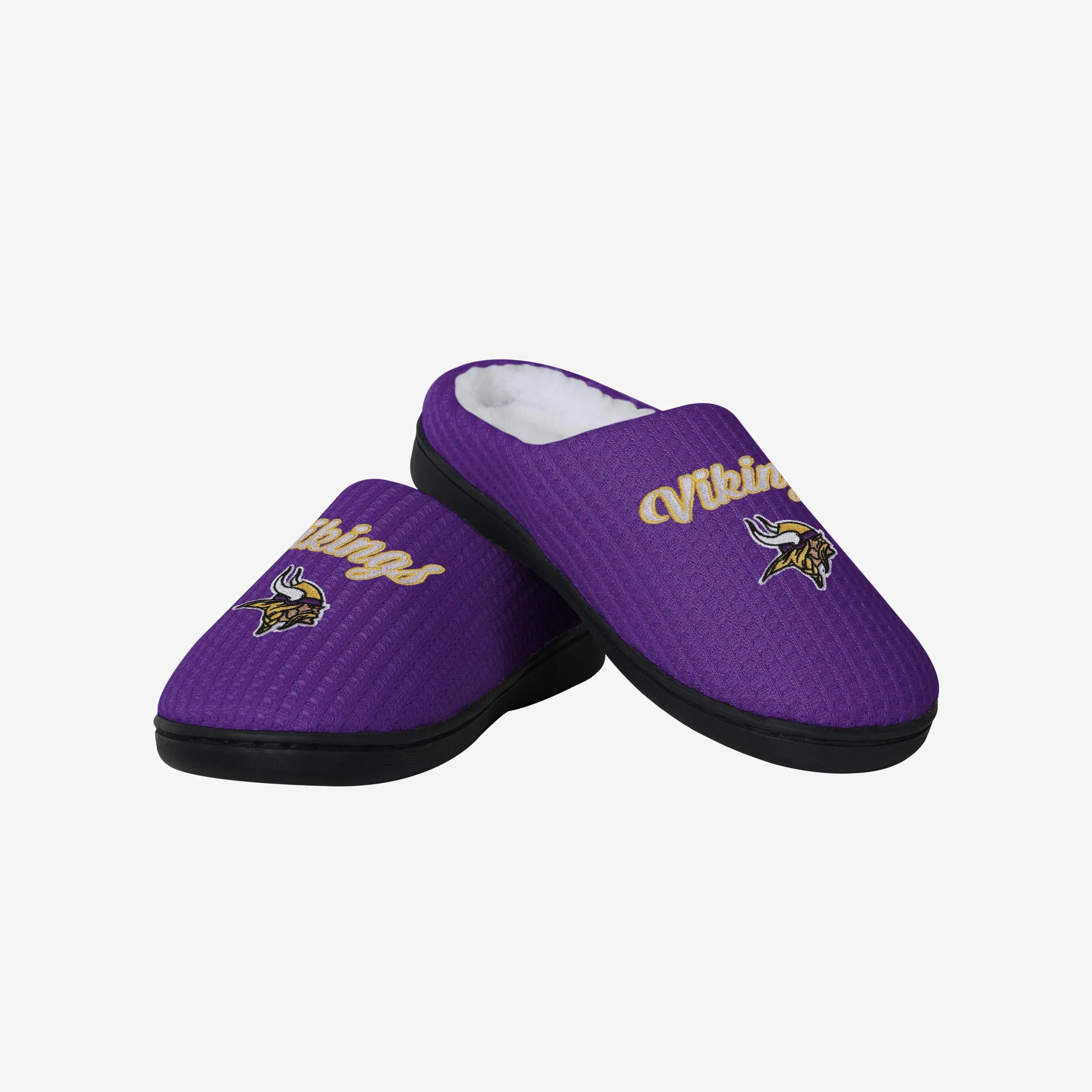 Minnesota Vikings Womens Sherpa Lined Memory Foam Slipper