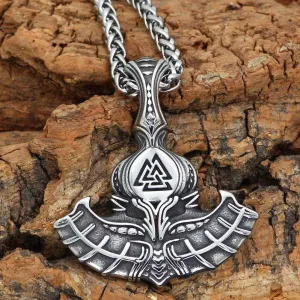Mjolnir Valknut King Chain
