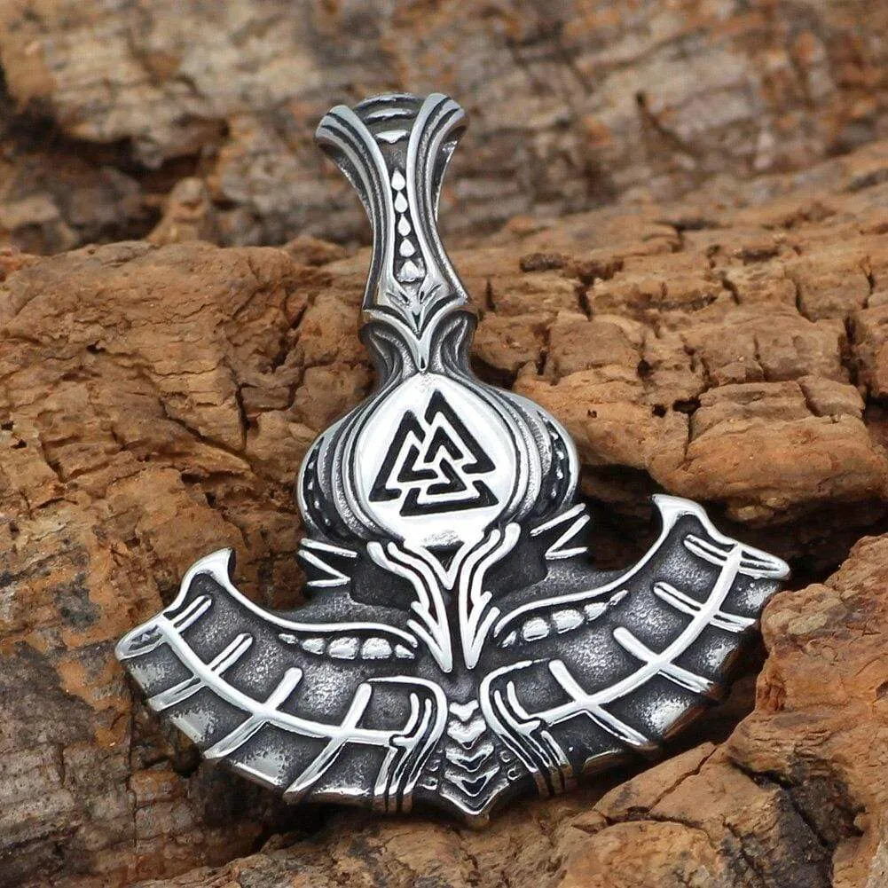 Mjolnir Valknut King Chain