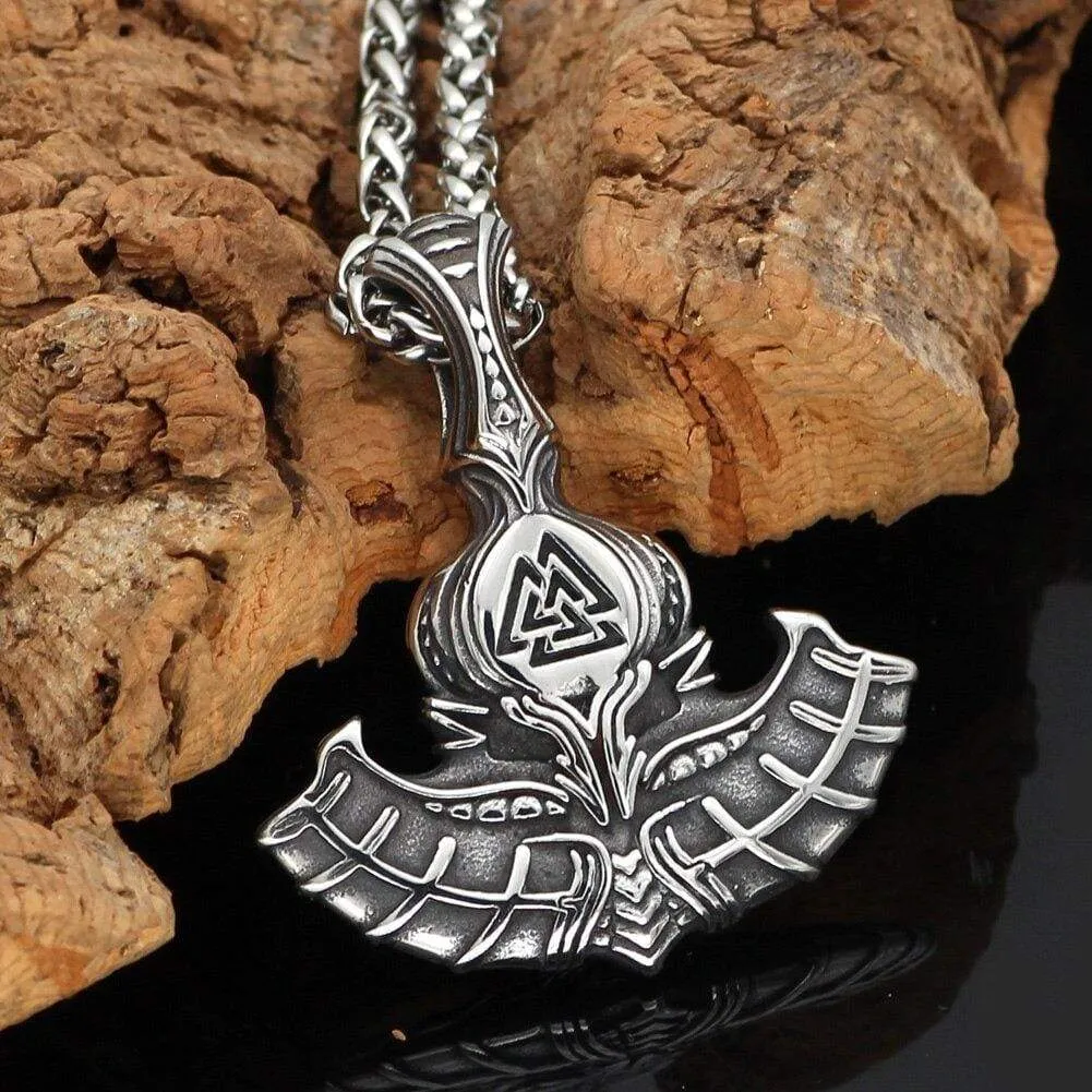 Mjolnir Valknut King Chain