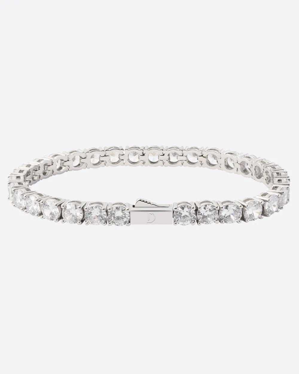 MOISSANITE TENNIS BRACELET. - 5MM