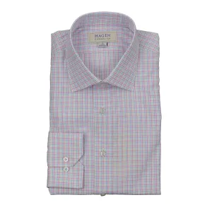 MSA1483 Colorful Tattersall Dress Shirt