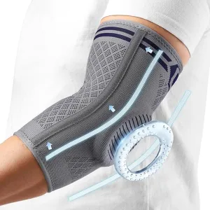 New CAMBIVO Elbow Brace with Gel Pad and Dual Stabilizers, Tennis Elbow Brace for Men & Women, 2 Pack Elbow Compression Sleeve, Tennis Elbow Sleeve, Elbow Support for Golfer’s Elbow Grey Sz L
