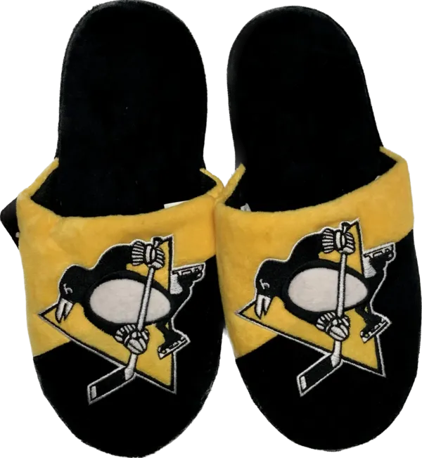 NHL Big Logo Youth Slippers