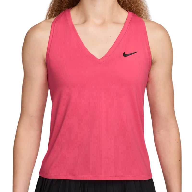Nike Court Victory Women Tennis Tank - Aster Pink/Black