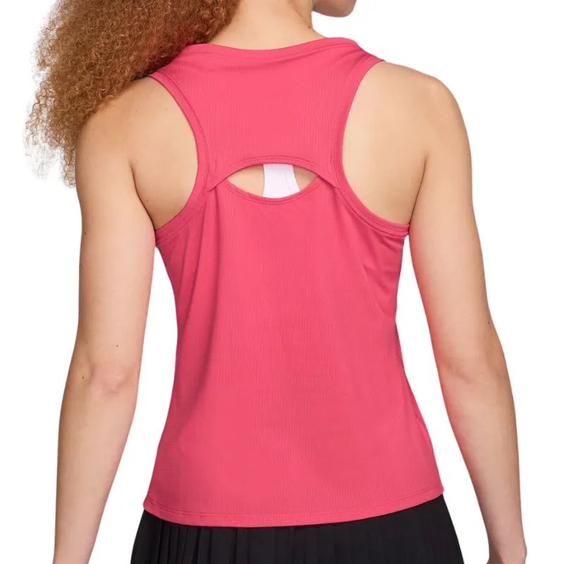 Nike Court Victory Women Tennis Tank - Aster Pink/Black