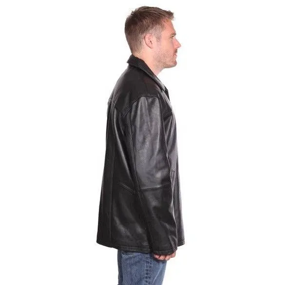 Nuborn Cowhide Zip Front Leather Jacket