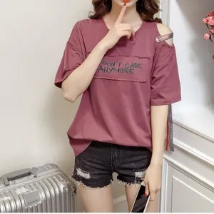 One Open Shoulder T-Shirt