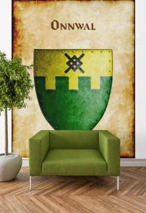 Onnwal Heraldry of Greyhawk Anna Meyer Cartography Canvas Art Print