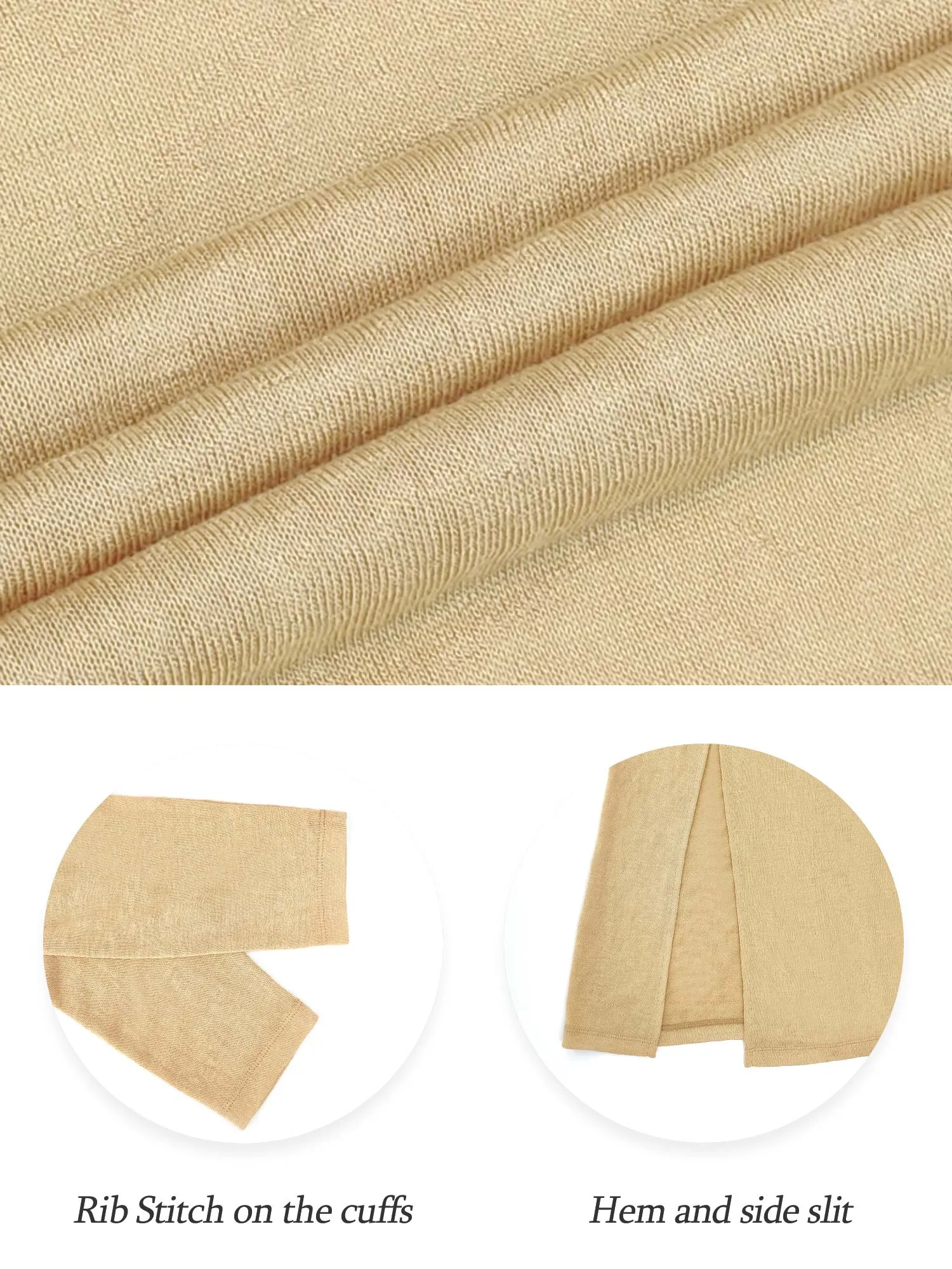 Open Front Longline Thin Cardigan