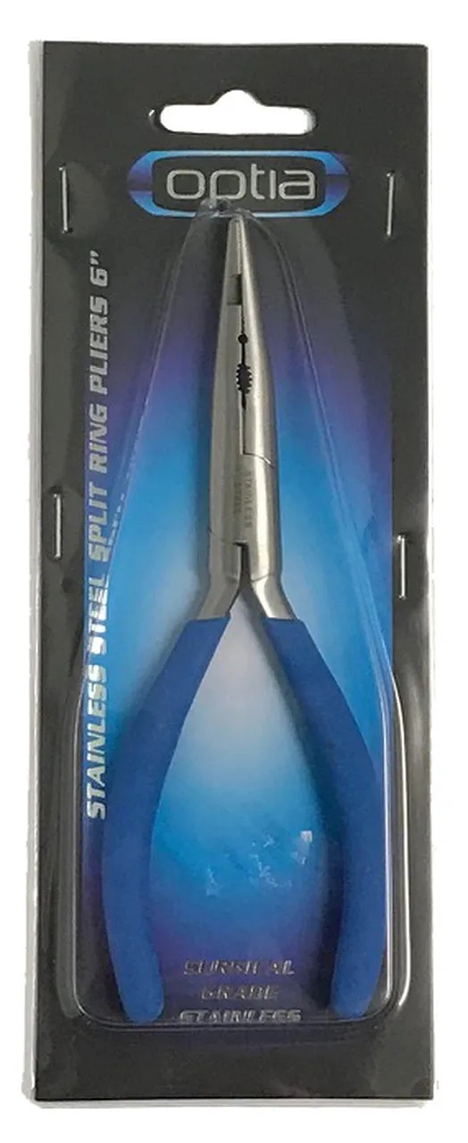 Optia OP127 Stainless Steel Premium 6in Split Ring Pliers