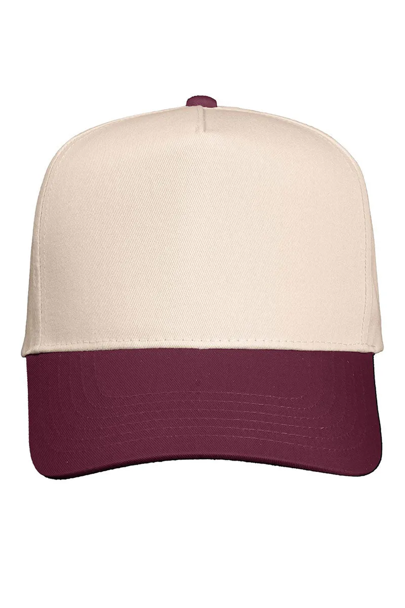 Out Of Office Embroidered Five Panel Twill Cap
