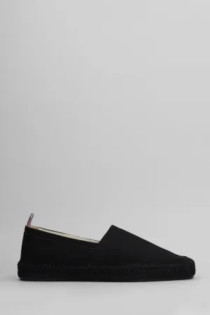 Pablo C-001 Espadrilles in black canvas