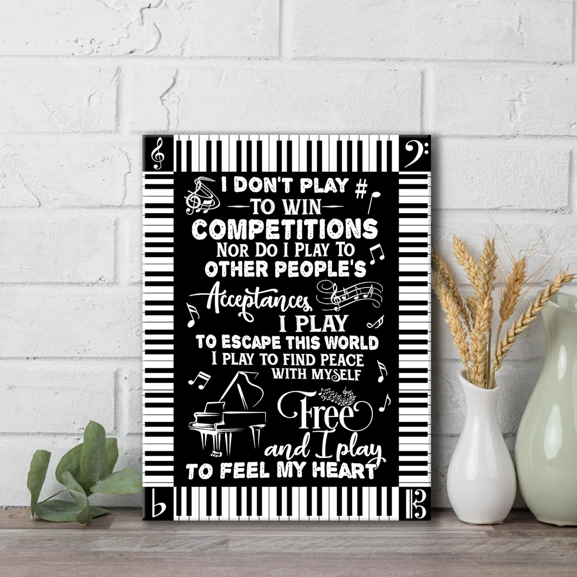 Piano Canvas, Music Canvas 1314