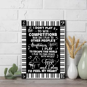 Piano Canvas, Music Canvas 1314