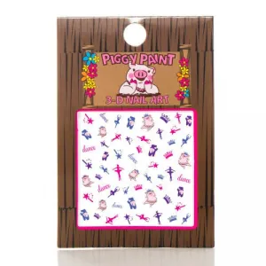 Piggy Paint 3-D Dancing Pig Nail Art