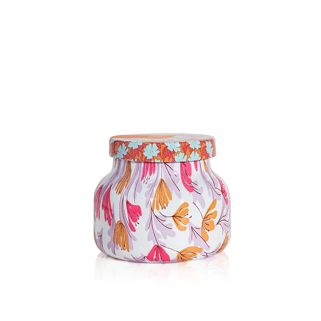 Pineapple Flower Pattern Petite Candle