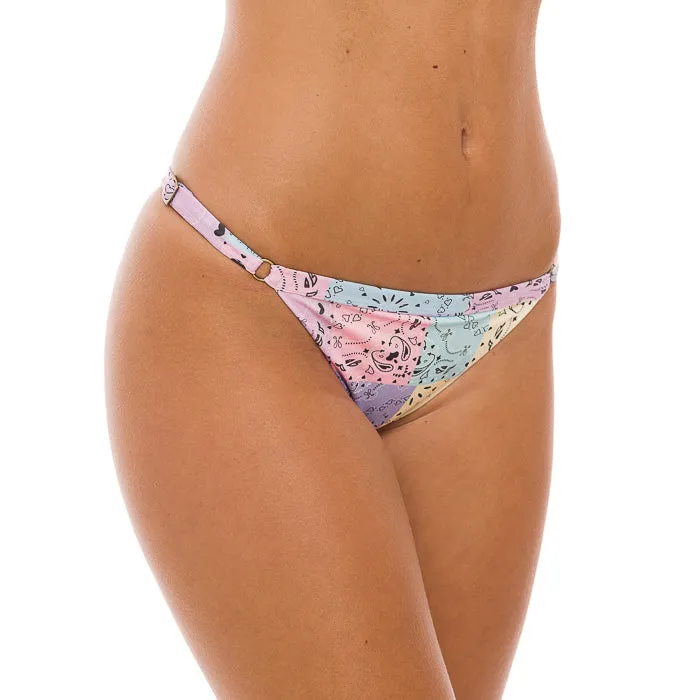 Pink Candy Love Brazilian Thong Bikini Bottom