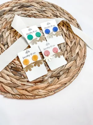 Pop of Color Garden Studs