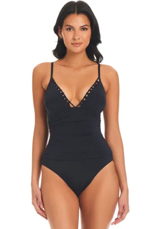 Pulling Strings Braided One Piece Swimsuit
