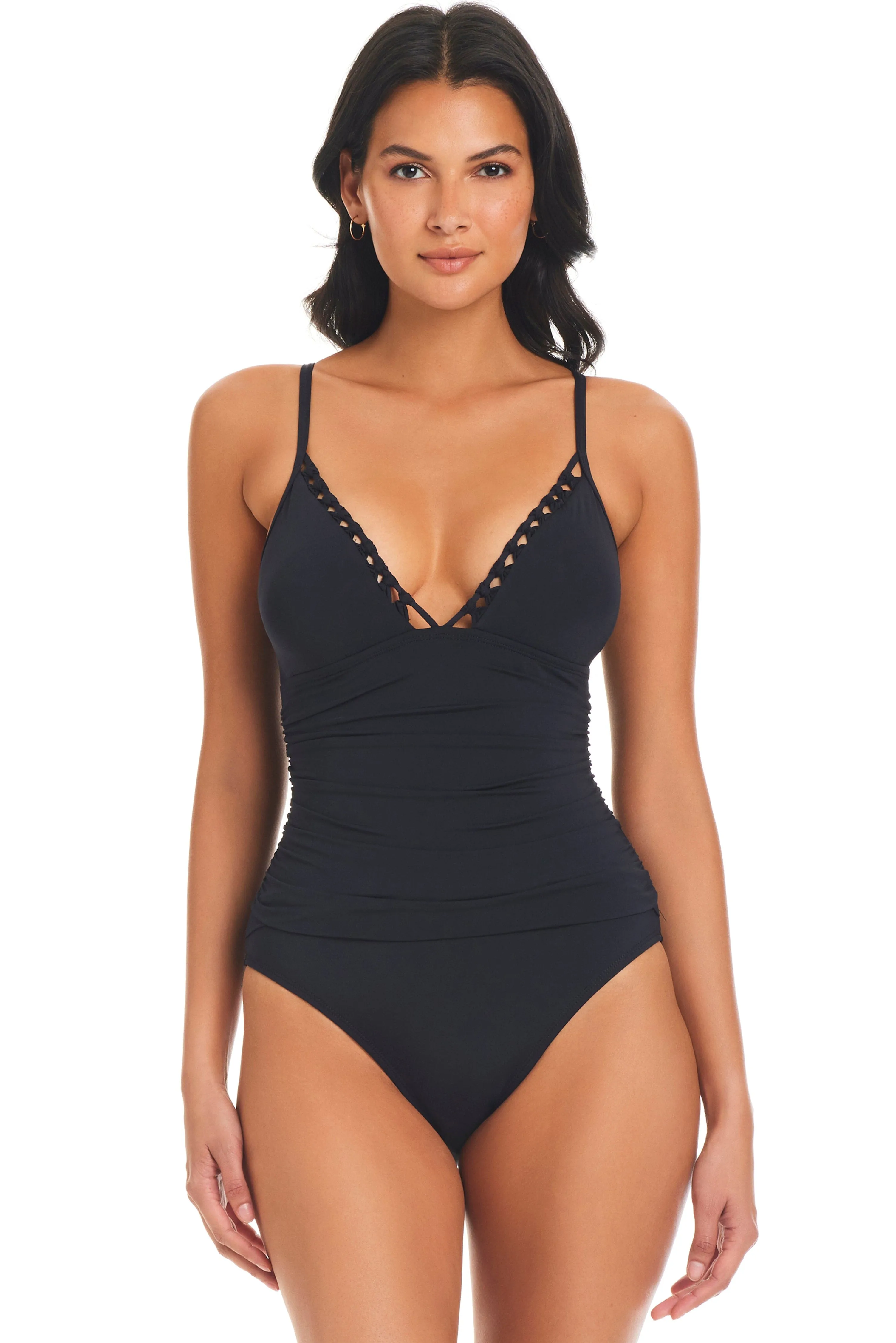 Pulling Strings Braided One Piece Swimsuit