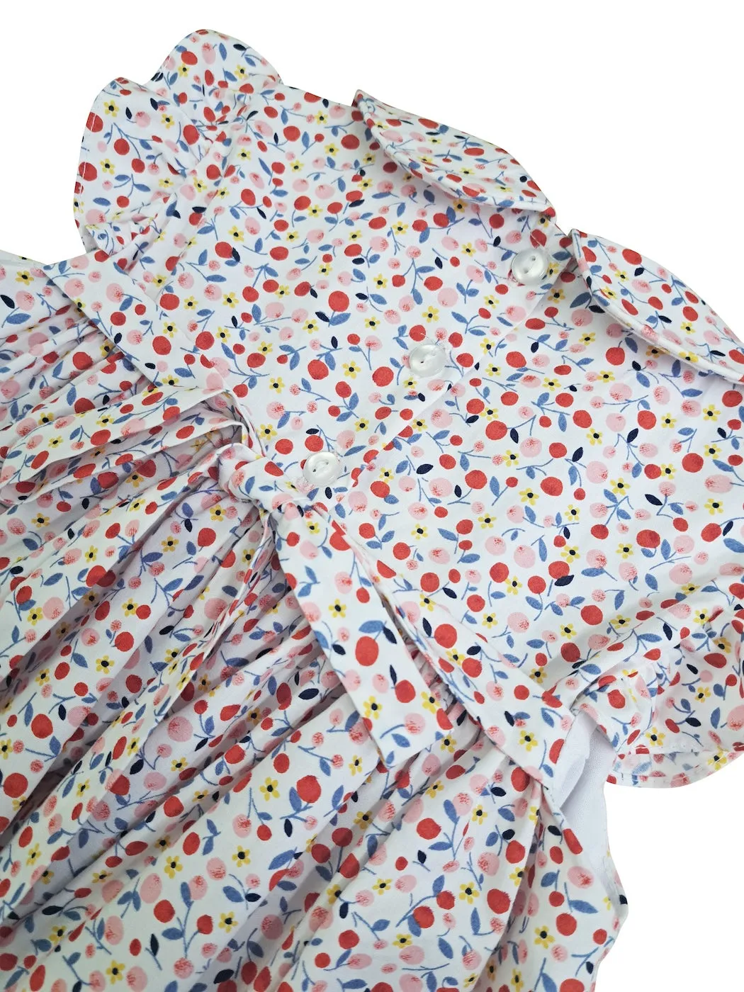 "Cherries Collection" Applique Float Girl's Dress