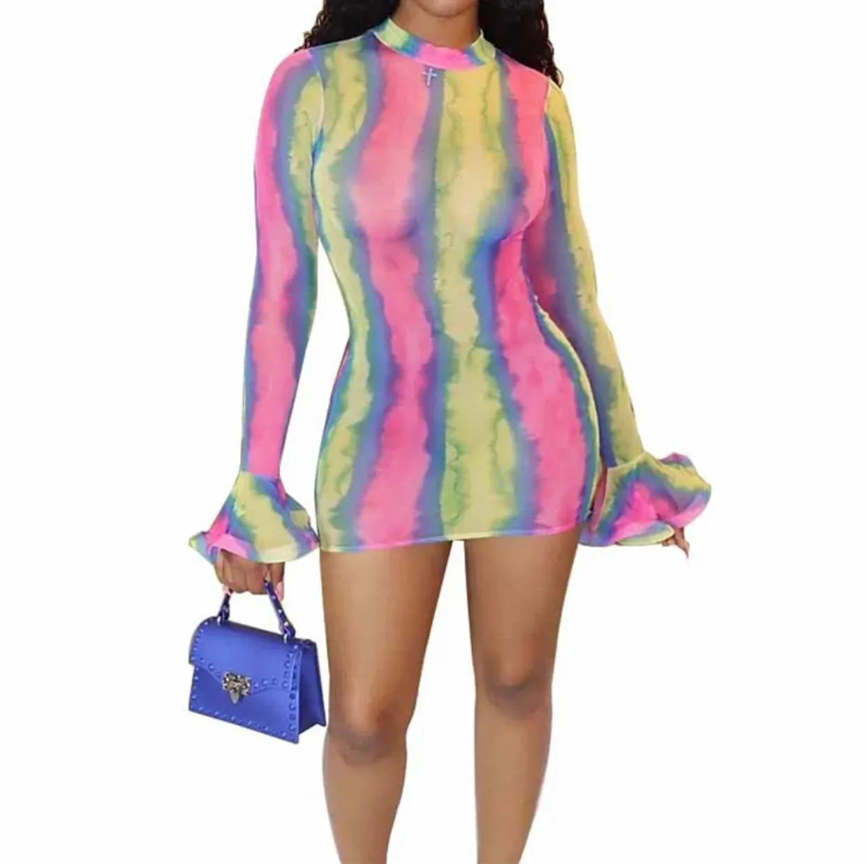 "Heartbreaker" Mesh Mini Dress