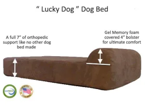 "Lucky Dog"  Memory / Gel Foam Ped Bed