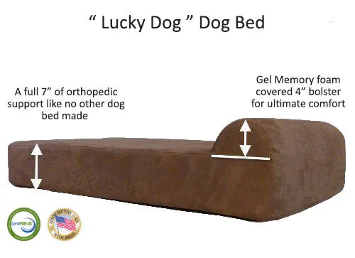 "Lucky Dog"  Memory / Gel Foam Ped Bed