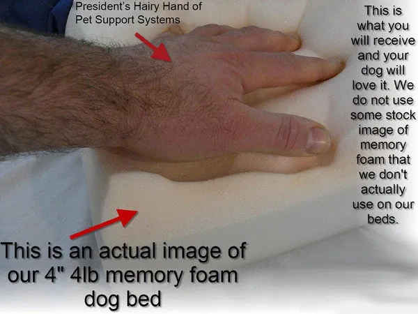 "Lucky Dog"  Memory / Gel Foam Ped Bed