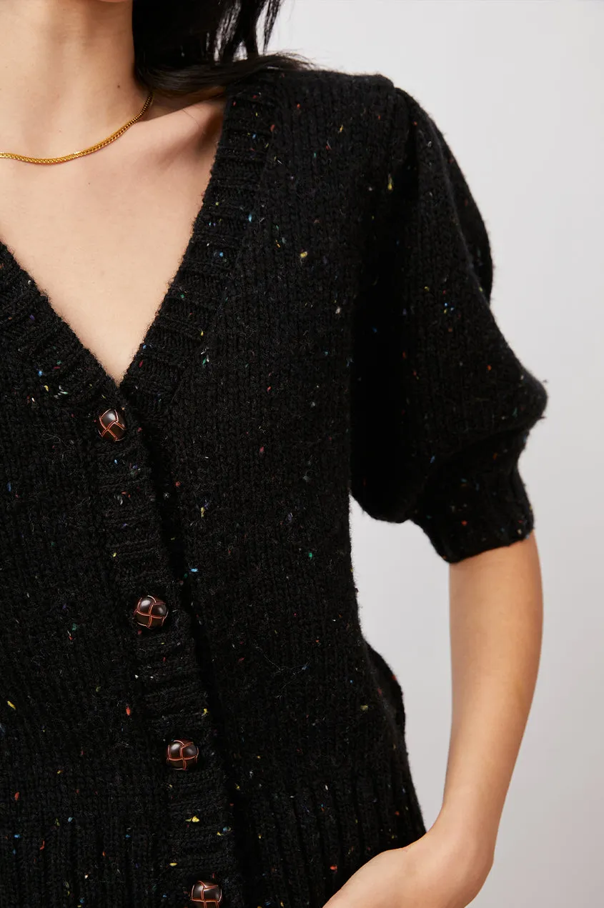 Rails -Isla Cardigan Sweater - Black Confetti