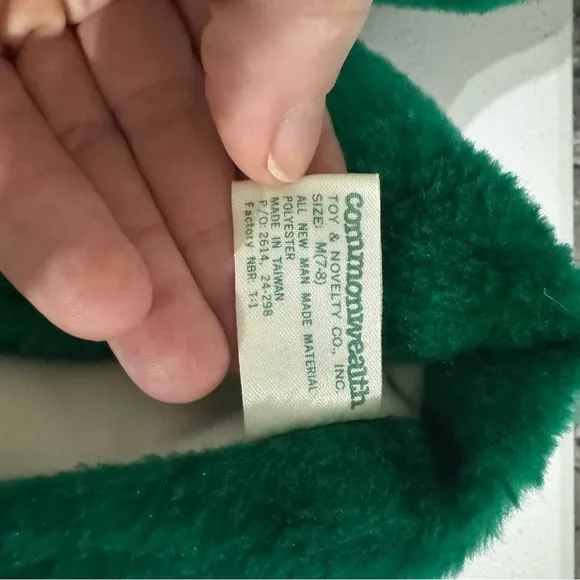 Rare‎ Vintage 1984 Gumby Slippers Size 7-8 EUC