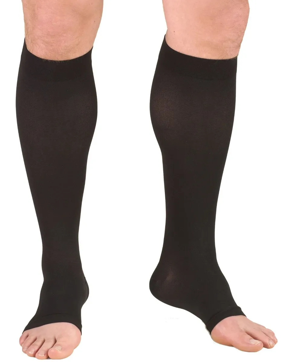 ReliefWear MicroFiber Medical Compression Socks 20-30 Open Toe