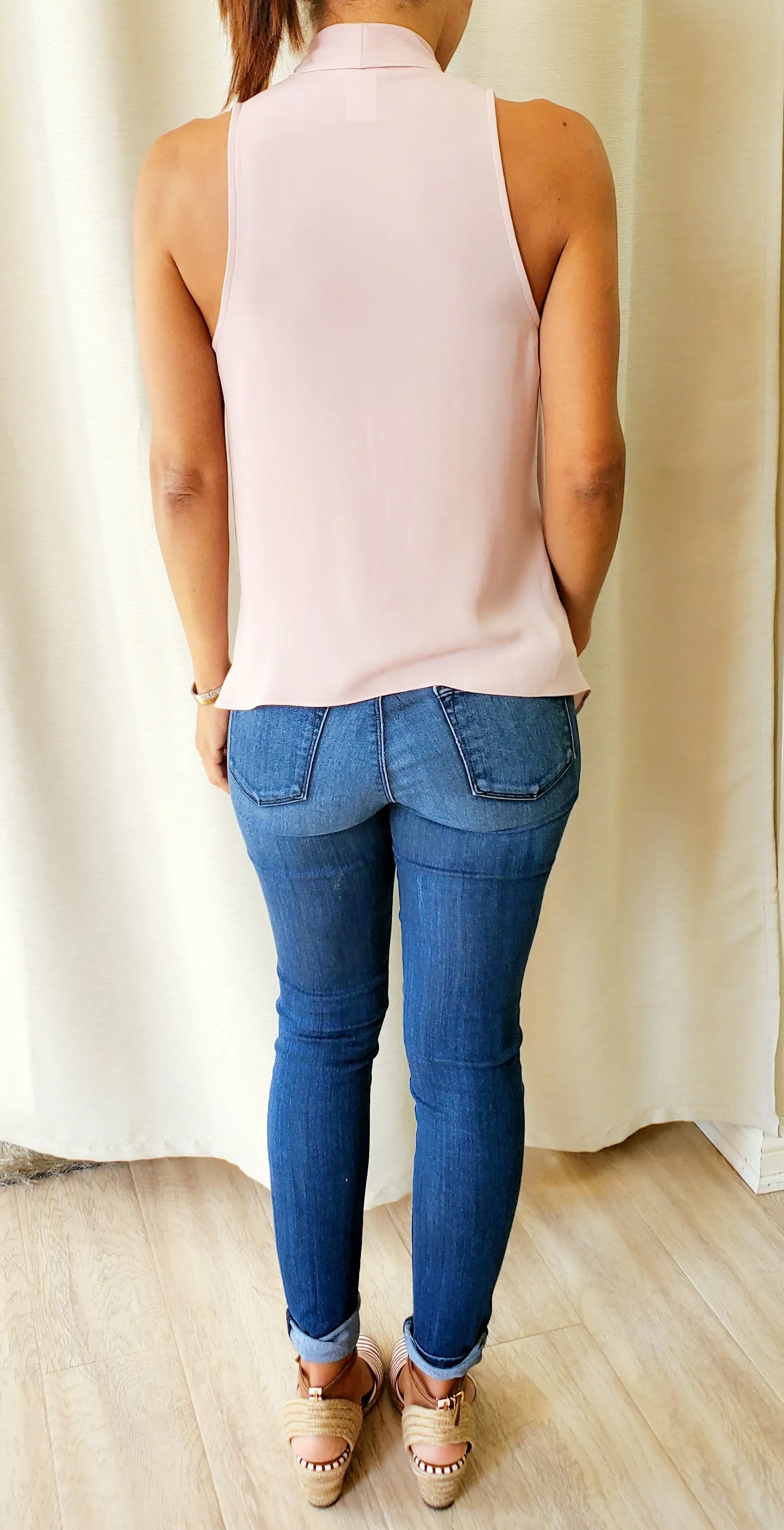 Rubber Ducky Sleeveless Open Front Top