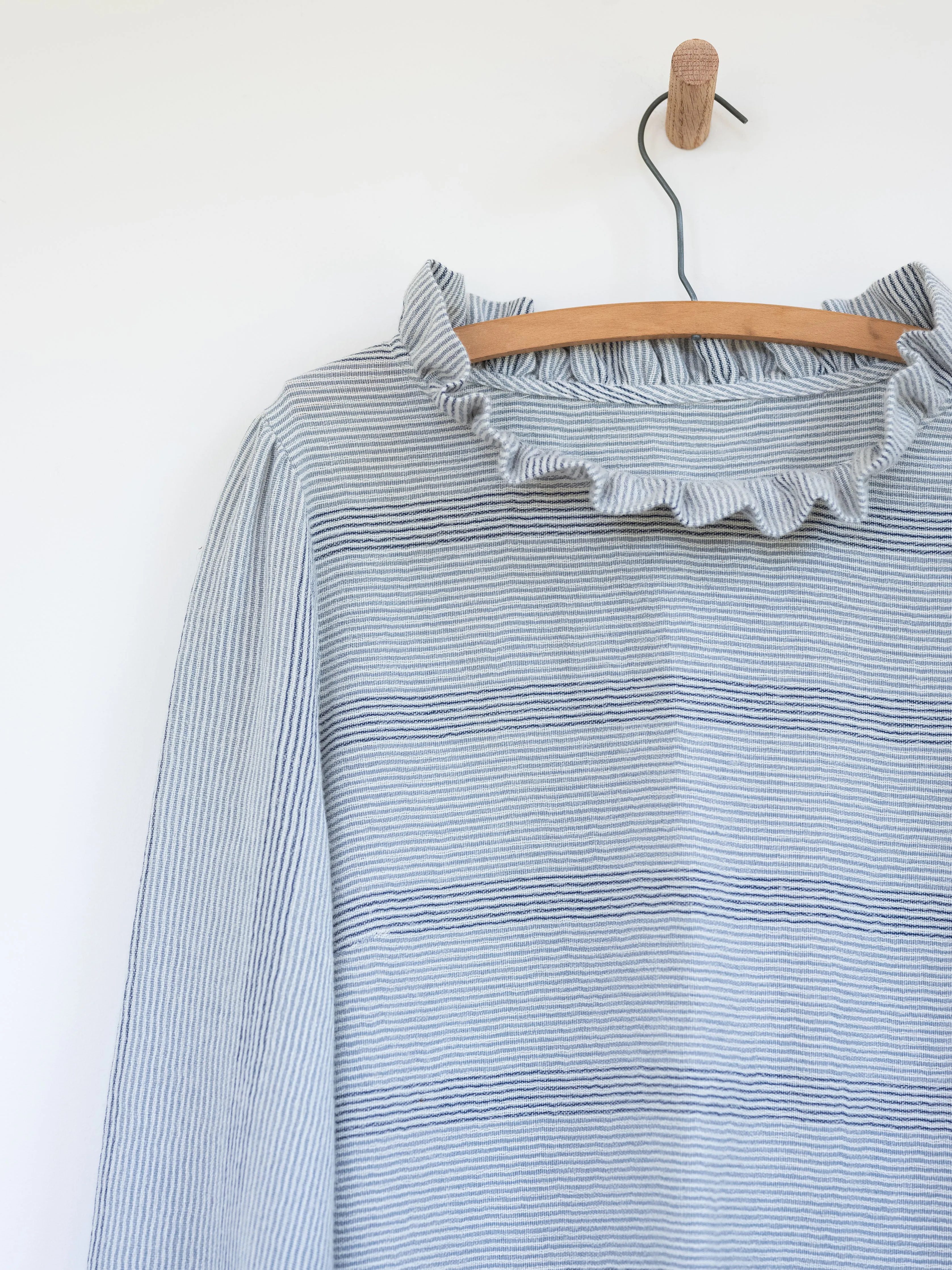 Ruffled Audrey in Wool