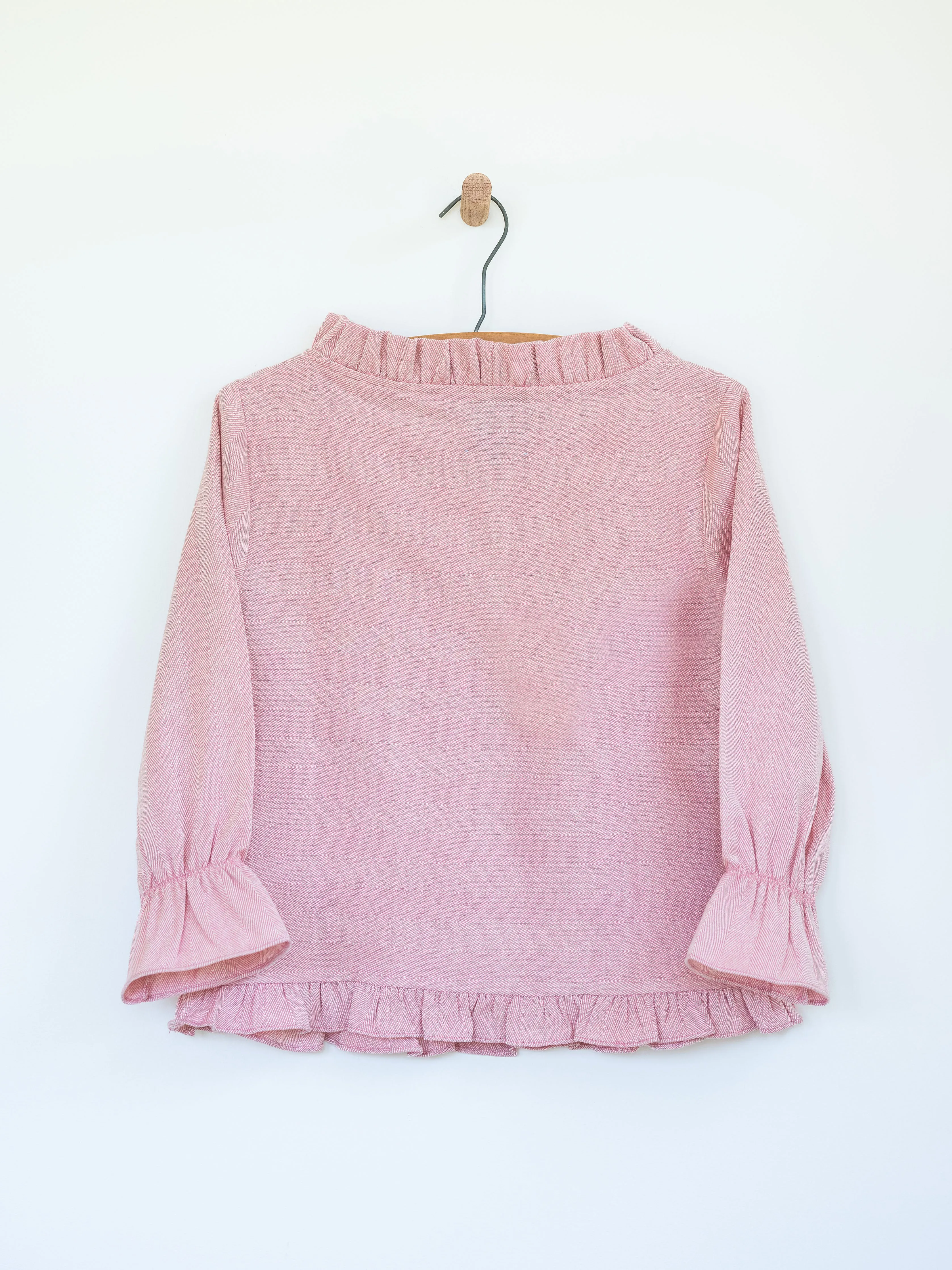 Ruffled Audrey in Wool