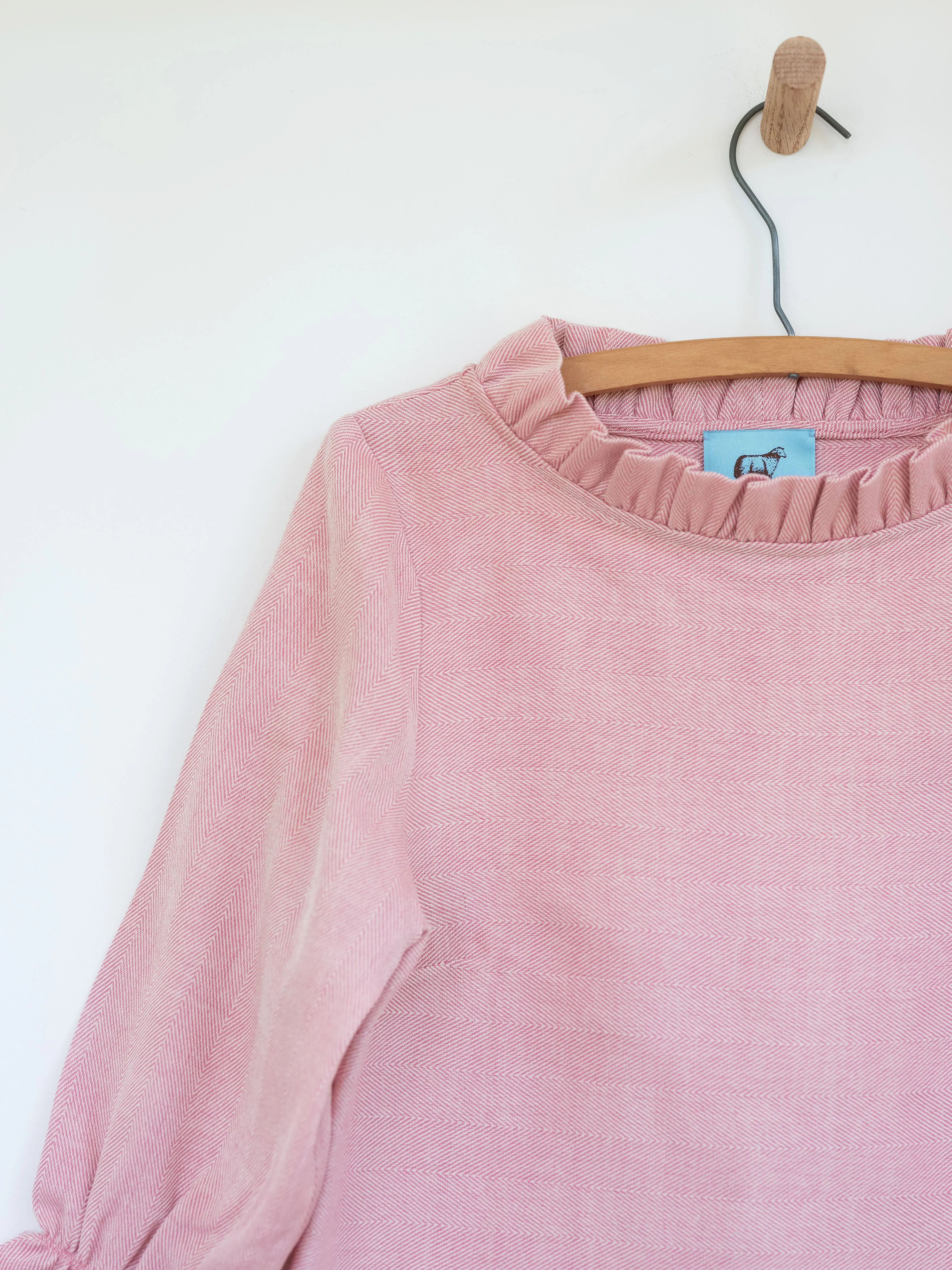 Ruffled Audrey in Wool