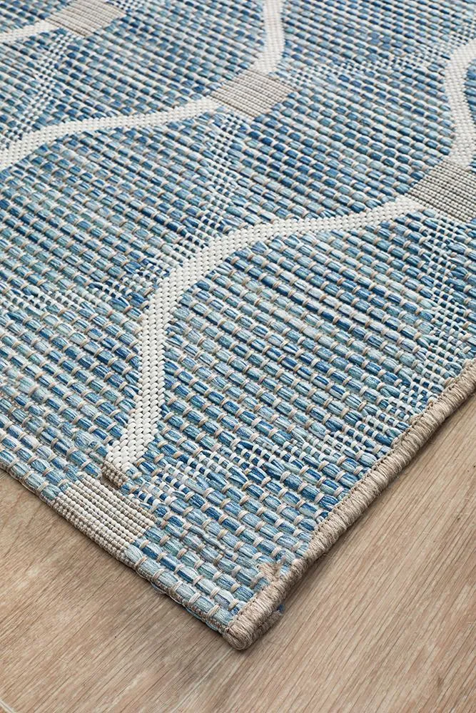 Rug Culture Terrace 5501 Blue Runner Rug