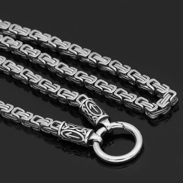Rune King Chain With Sleipnir Pendant