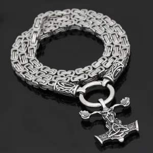 Rune King Chain With Sleipnir Pendant