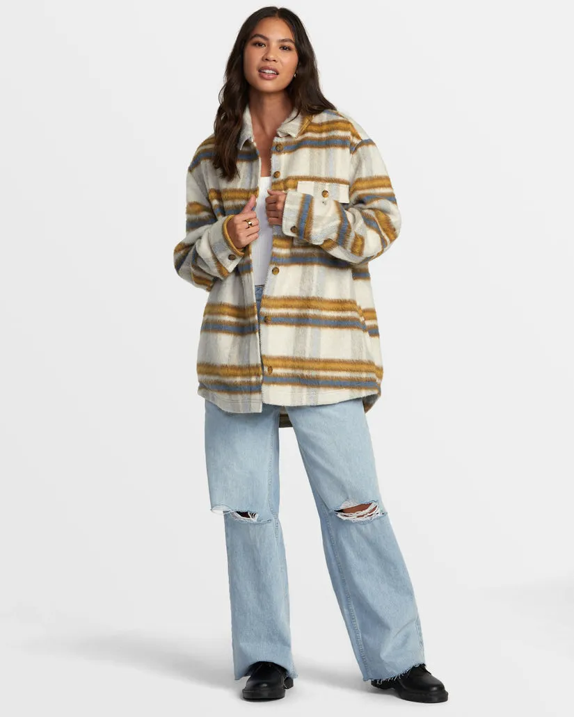 RVCA Womens Birdie Shacket