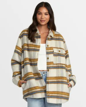 RVCA Womens Birdie Shacket