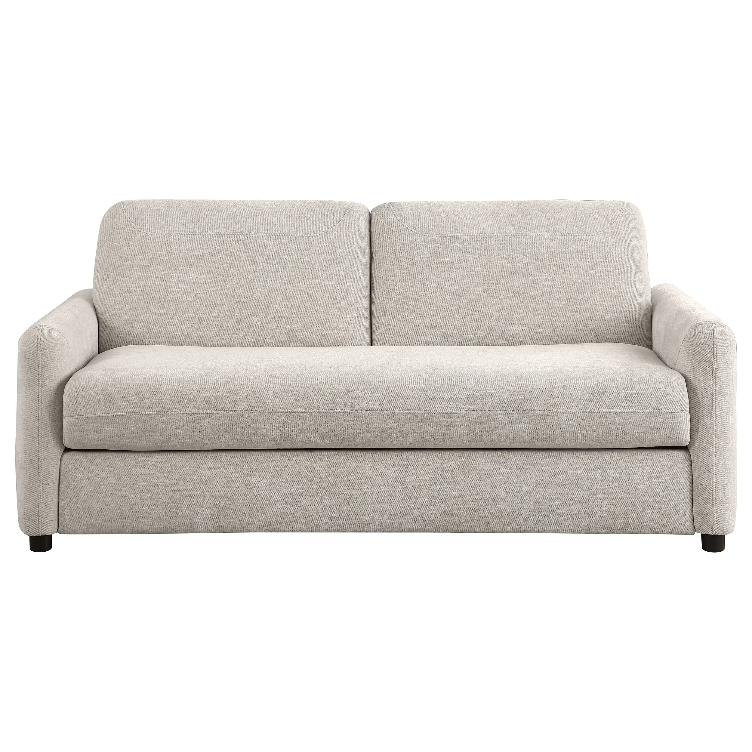 Rylie Upholstered Sofa Sleeper with Queen Mattress Beige