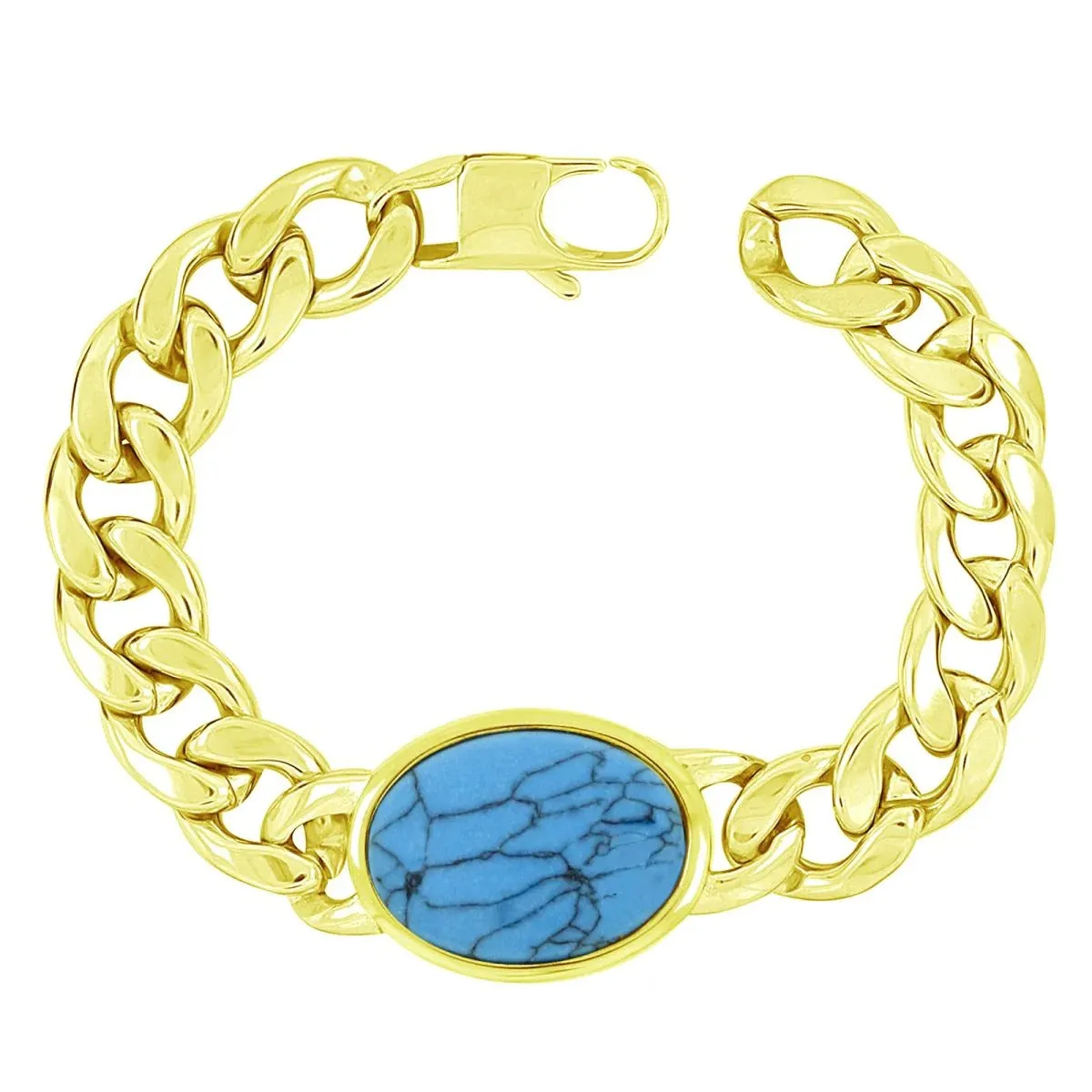 Salman Khan Curb Cuban Chain Surgical Stainless Steel Bracelet for Men
