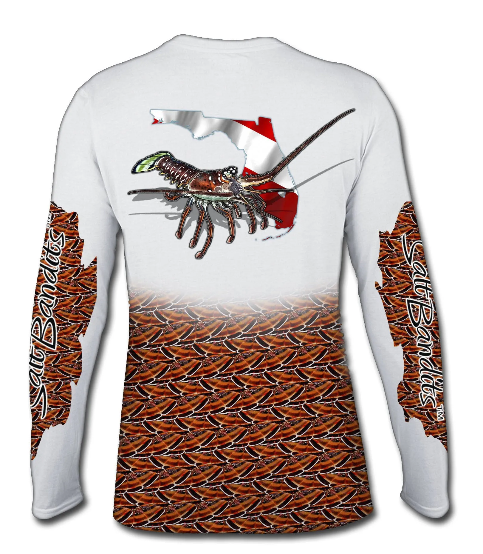Salt Bandits™ Spiny Lobster Performance Long Sleeve T-shirt